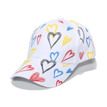 Load image into Gallery viewer, Adjustable Fashion Letter Baseball Cap Graffiti Sun Hip Hop Cap Visor Spring Hat For Women Men Cap