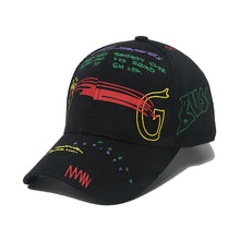 Load image into Gallery viewer, Adjustable Fashion Letter Baseball Cap Graffiti Sun Hip Hop Cap Visor Spring Hat For Women Men Cap