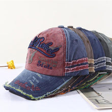 Load image into Gallery viewer, Adjustable Outdoor Fashion Washed Baseball Caps For Men Retro Canvas Women Sunhat Embroidered Letter Sports Cap
