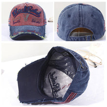Load image into Gallery viewer, Adjustable Outdoor Fashion Washed Baseball Caps For Men Retro Canvas Women Sunhat Embroidered Letter Sports Cap