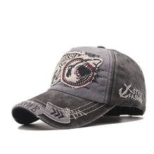 Load image into Gallery viewer, Shark Baseball Cap Embroideredhat Animal Cartoon Cotton Baseballs Female Stretch Hat