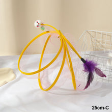 Load image into Gallery viewer, Cat Mouse Shape Balls Foldable Tunnel Cat Kitten Play Collapsible Tunnel Funny Cat Stick Mouse Supplies Simulation Mouse Cat Accessories