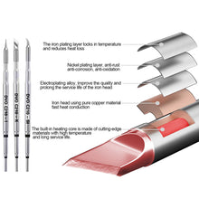 Load image into Gallery viewer, C210 C245 C115 Soldering Iron Tips Lead Free Heating Core Replacement Tips Compatible to JBC Sugon Aifen Aixun Soldering Station Handle