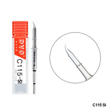 Load image into Gallery viewer, C210 C245 C115 Soldering Iron Tips Lead Free Heating Core Replacement Tips Compatible to JBC Sugon Aifen Aixun Soldering Station Handle