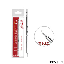 Load image into Gallery viewer, T12 Series Soldering Solder Iron Tips T12-K KU Series Iron Tip for Hakko FX951 STC & OLED Electric Soldering Iron