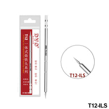 Load image into Gallery viewer, T12 Series Soldering Solder Iron Tips T12-K KU Series Iron Tip for Hakko FX951 STC & OLED Electric Soldering Iron