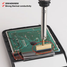 Load image into Gallery viewer, 30W/40W/60W T Soldering Iron Tips Solder Tip with free Hot Press Rubber Strip for LCD Screen Flex Cable Repair