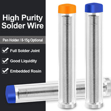 Load image into Gallery viewer, 0.8mm Portable Soldering Wire Pen Silver Solder Wire for Mobile Phone Instrument Repair Soldering Tools Solder Tin