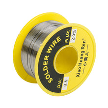 Load image into Gallery viewer, 60/40 Solder Wire 0.5/0.8/1.0/1.2mm Rosin Core Tin Solder Wire Soldering Welding Flux 2.0% Iron Wire Reel 50g 0.6mm