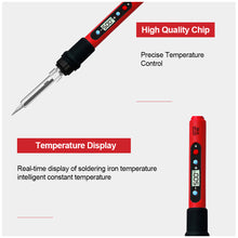Load image into Gallery viewer, Adjustable Temperature 80W Digital Soldering Iron Internal Heating Type Household Electronic Welding Repair Tool and Tin Wire Bracket Set