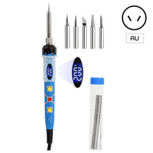 Load image into Gallery viewer, Adjustable Temperature 80W Digital Soldering Iron Internal Heating Type Household Electronic Welding Repair Tools Set