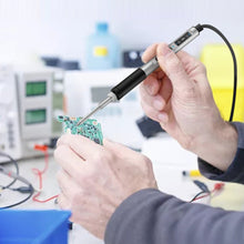 Load image into Gallery viewer, Type C 65W Temperature Adjustable Electric Soldering Iron T12 OLED Display Welding Pen Fast Melting Tin Welding Tool Hand-held Temperature Regulating Soldering Pen