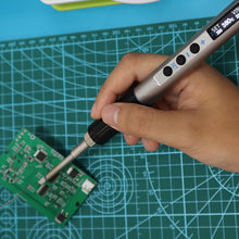 Load image into Gallery viewer, Type C 65W Temperature Adjustable Electric Soldering Iron T12 OLED Display Welding Pen Fast Melting Tin Welding Tool Hand-held Temperature Regulating Soldering Pen