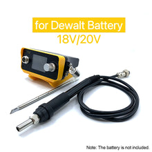 Load image into Gallery viewer, PTS300D T12 Cordless Soldering Iron Station for Dewalt 20V Max Li-ion Battery for Makita/Milwaukee/Bosch Battery Electric Solder