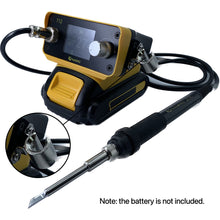 Load image into Gallery viewer, PTS300D T12 Cordless Soldering Iron Station for Dewalt 20V Max Li-ion Battery for Makita/Milwaukee/Bosch Battery Electric Solder