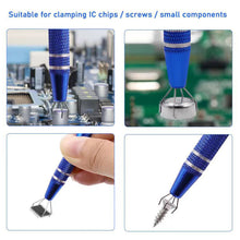Load image into Gallery viewer, IC Chip Extractor Remover Tool 4-Claw Electronic Component Precision Parts Grabber Extractor Jewelry Pick Up Puller Repair Tool