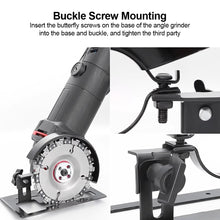 Load image into Gallery viewer, Adjustable Metal Bracket Stand Holder for Angle Grinder Protective Cover Set Balance Base Guard Cover for DIY Woodworking Tools