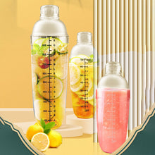 Load image into Gallery viewer, 350ml/500ml/700ml/1000ml Plastic Martini Cocktail Shaker Wine Beverage Mixer Wine Shaker Cup Drink Mixer Shake Bottle Barware Home Bar Utensils