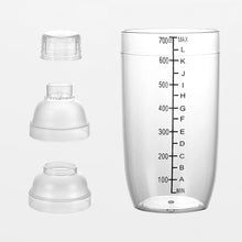 Load image into Gallery viewer, 350ml/500ml/700ml/1000ml Plastic Martini Cocktail Shaker Wine Beverage Mixer Wine Shaker Cup Drink Mixer Shake Bottle Barware Home Bar Utensils
