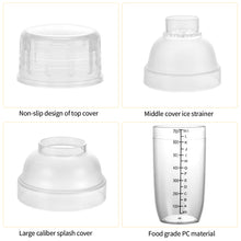 Load image into Gallery viewer, 350ml/500ml/700ml/1000ml Plastic Martini Cocktail Shaker Wine Beverage Mixer Wine Shaker Cup Drink Mixer Shake Bottle Barware Home Bar Utensils