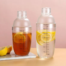 Load image into Gallery viewer, 350ml/500ml/700ml/1000ml Plastic Martini Cocktail Shaker Wine Beverage Mixer Wine Shaker Cup Drink Mixer Shake Bottle Barware Home Bar Utensils