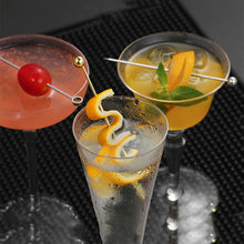 Load image into Gallery viewer, 3Pcs Stainless Steel Reusable Cocktail Picks Martini Fruit Stick Swizzle Sticks For Bar Utensils Party Kitchen KTV Wedding