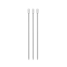 Load image into Gallery viewer, 3Pcs Stainless Steel Reusable Cocktail Picks Martini Fruit Stick Swizzle Sticks For Bar Utensils Party Kitchen KTV Wedding