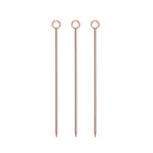 Load image into Gallery viewer, 3Pcs Stainless Steel Reusable Cocktail Picks Martini Fruit Stick Swizzle Sticks For Bar Utensils Party Kitchen KTV Wedding