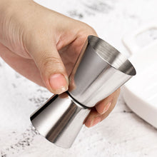 Load image into Gallery viewer, 15-30ml/20-40ml/25-50ml Double Jigger Stainless Steel Measure Cup Cocktail Drink Wine Shaker Stainless Bar Accessories Bartender Tools