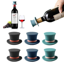 Load image into Gallery viewer, Silicone Champagne Wine Beer Bottle Cork Stopper Plug Wine Bottle Sealer Cap Stopper Vacuum Sealed Plug Bar Decor Barware Kitchen Tool