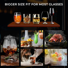 Load image into Gallery viewer, Cocktail Smoker Whiskey Wooden Smoked Wood Hood Smoker For Bar Drinks Kitchen Bartender Tools For Whiskey Alcoholic Drinks Gift