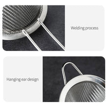 Load image into Gallery viewer, Cocktail Strainer Stainless Steel Tea Strainers Conical Food Strainers Fine Kitchen Mesh Strainer Practical Bar Strainer Tool Filter Sifter