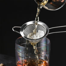 Load image into Gallery viewer, Cocktail Strainer Stainless Steel Tea Strainers Conical Food Strainers Fine Kitchen Mesh Strainer Practical Bar Strainer Tool Filter Sifter