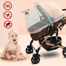 Load image into Gallery viewer, Zipper Type Baby Crib Netting Mosquito Net Pushchair Anti-bug Netting Infant Protection Mesh Stroller Trolley Accessories