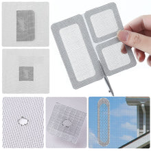 Load image into Gallery viewer, 6/10pcs Adhesive Fix Net Window Home Anti Mosquito Fly Bug Insect Repair Screen Wall Patch Stickers Mesh Window Screen