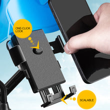 Load image into Gallery viewer, Motorcycle Small Helmet Sunscreen Waterproof Phone Stand Phone Bracket Sunshade Umbrella Mobile Phone Holder For Motorcycle Electric Motor