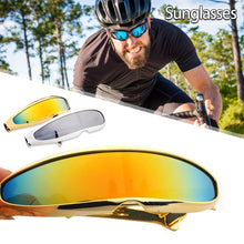 Load image into Gallery viewer, Upgraded Electroplate Futuristic Narrow Cyclops Visor Sunglasses Laser Eyeglasses UV400 Mirrored Lens Costume Eyewear Glasses