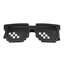 Load image into Gallery viewer, Mens Womens Mosaic Sunglasses Pixel Black Retro Gamer Robot Sunglasses for Cool Party Vintage Shades Eyewear