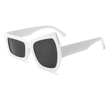 Load image into Gallery viewer, Fashion Irregular Square Sunglasses Man Fashion Brand Designer Personality Sun Glasses Male White Black Mirror