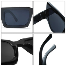 Load image into Gallery viewer, Fashion Irregular Square Sunglasses Man Fashion Brand Designer Personality Sun Glasses Male White Black Mirror