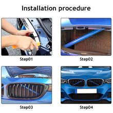 Load image into Gallery viewer, Sport Style Front Grille Trim Strips 2 Pcs Strip Cover Frame Car Decorations Stickers For BMW F10 F11 F01 F39 F48 5 6 7 Series
