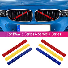 Load image into Gallery viewer, Sport Style Front Grille Trim Strips 2 Pcs Strip Cover Frame Car Decorations Stickers For BMW F10 F11 F01 F39 F48 5 6 7 Series