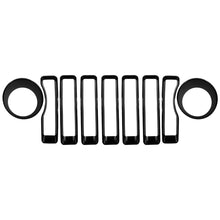 Load image into Gallery viewer, Car Headlight Lamp Decoration Sticker Mesh Front Grille Grill Insert Headlight Cover Trim for Jeep Wrangler JL JLU 2018-2022 Gladiator JT