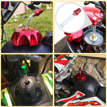 Load image into Gallery viewer, Motorcycle Gas Fuel Cap Single Way Valves Vent Breather Hoses Tubes For Motocross ATV Quad Dirt Pit Bike Fuel Tank Pipe