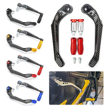 Load image into Gallery viewer, 1Pair Universal Waterproof Carbon Fiber Aluminum Alloy Motorcycle Brake Clutch Levers Protection for YAMAHA for Kawasaki for Honda