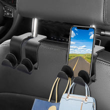 Load image into Gallery viewer, Car Interior Hooks Rear Seat Headrest Hanging Double-Head Holder Organizer Handbag Hanger Storage Hook Accessories