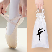 Load image into Gallery viewer, 15X30CM Large Capacity Children's Ballet Shoes Storage Bag Spiny Cloth Double Drawstring Phone Dance Supplies Portable Object Storage Package