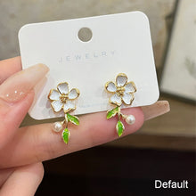 Load image into Gallery viewer, Sweet Temperamental Flower Earrings Niche Colorful Alloy Ear Studs Earrings Jewelry Accessories for Women
