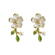 Load image into Gallery viewer, Sweet Temperamental Flower Earrings Niche Colorful Alloy Ear Studs Earrings Jewelry Accessories for Women