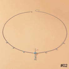 Load image into Gallery viewer, Fashionable Personalized Micro Diamond Navel Nail Waist Chain Sexy Rhinestone Tassel Waist Chain Women Body Jewelry